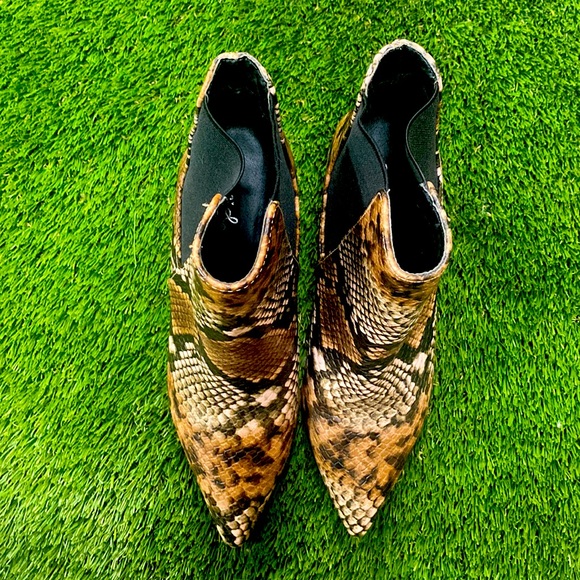 Faux snake embossed booties - 36.5 - Picture 2 of 4